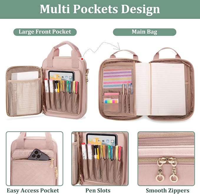 Teamoy Journal Supplies Storage Case, Journal Supplies Holder - Image 3