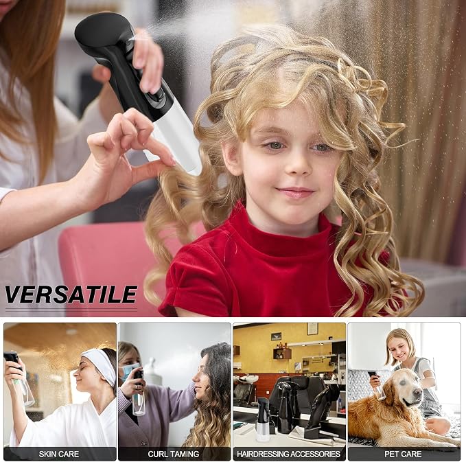 IMPORX Continuous Spray Bottle for Hair 2 Pack Home Essentials Spray Bottles - Image 5