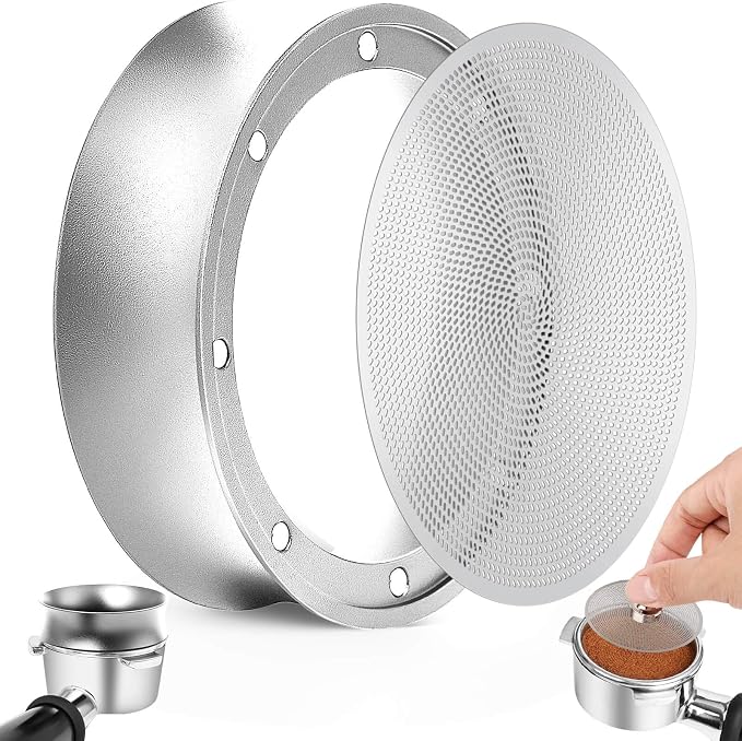 51mm Magnetic Dosing Funnel and Puck Screen Set by Vyranexa