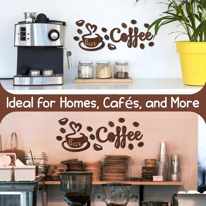 Woodamore Coffee Bar Signs for Wall Decor - Image 5