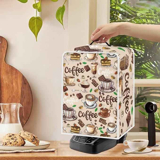 Coffee Bees Pattern Coffee Maker Covers - Image 5