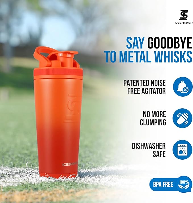 Ice Shaker Insulated Stainless Steel Shaker Bottle | 26oz - Image 4