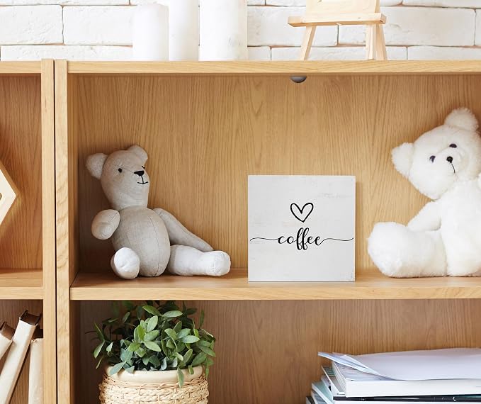 Love Coffee Wooden Box Sign - Image 4