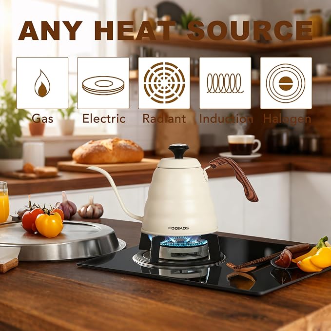 Tea Kettle gooseneck with Thermometer - Image 2