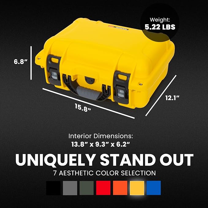NANUK 915 Hard Case with Cubed Foam – Compact Waterproof Travel Camera Hard - Image 4