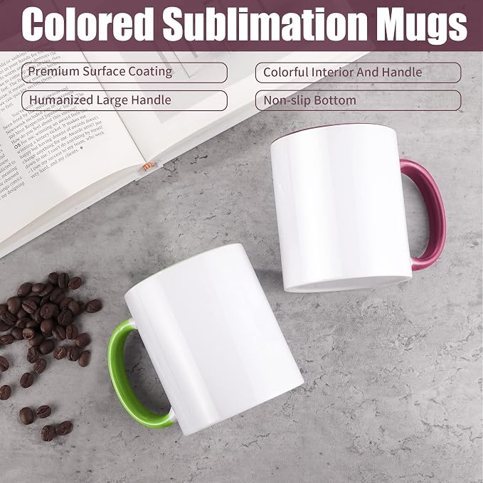 Sublimation Mugs 11 oz Set of 12 Bulk Coffee Mugs - Image 3
