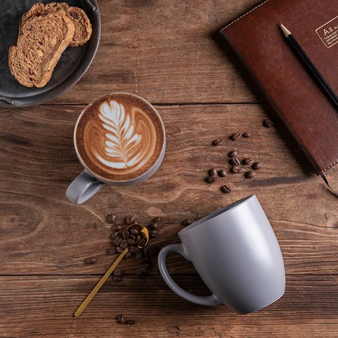AmorArc Coffee Mugs Set of 6, Ceramic coffee mugs - Image 5