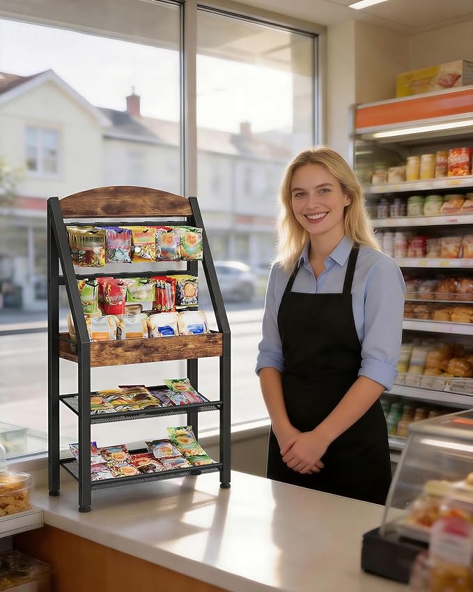 CHOEZON Snack Organizer for Countertop, Retail Display Stand - Image 4