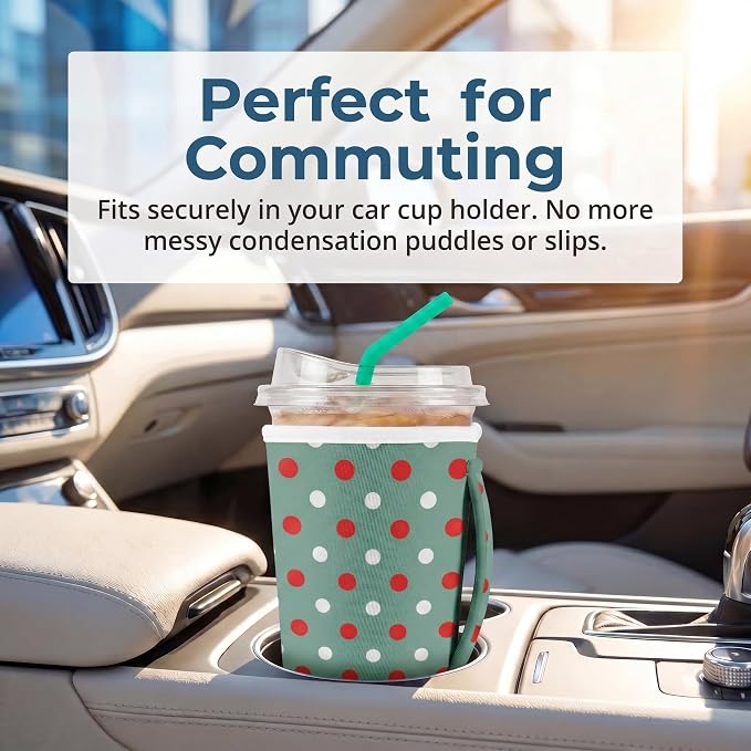 Artsocket 3 Pack Reusable Iced Coffee Sleeve - Image 5