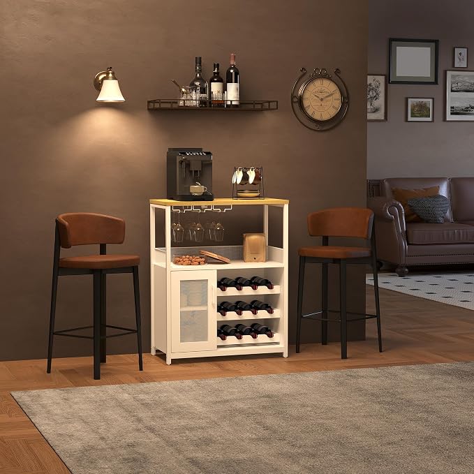 OUTLANE 3-Tier Wine Bar Cabinet - Image 9