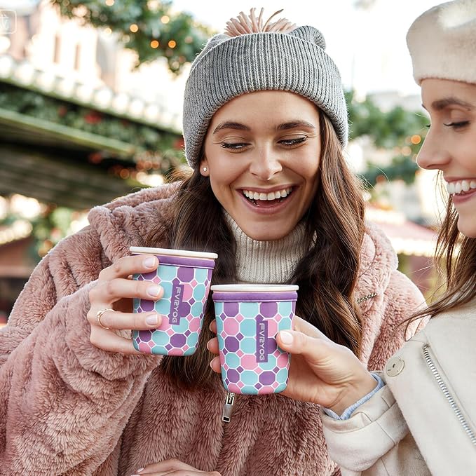 Reusable Insulated Neoprene Iced Coffee Sleeves - Image 6