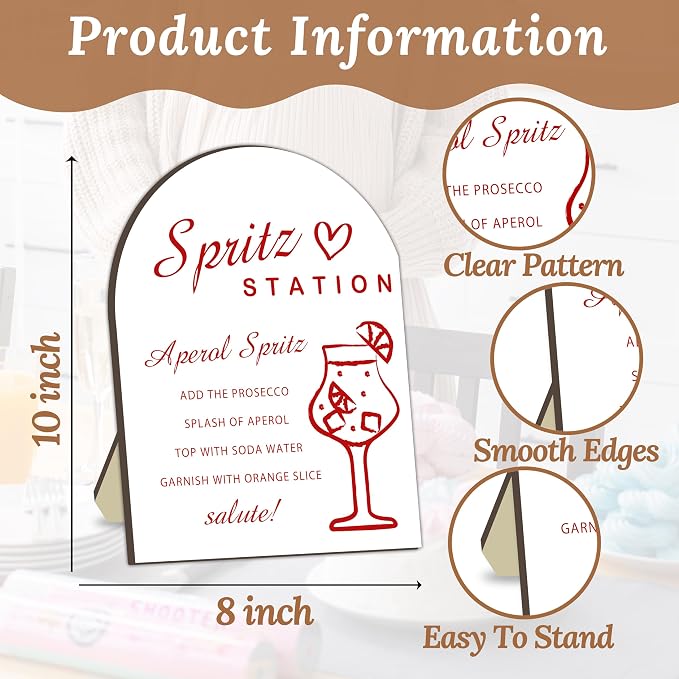 Aperol Spritz Bar Sign, Aperol Spritz Bar Station Sign - Image 2
