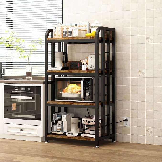 4-Tier Kitchen Bakers Rack - Image 3