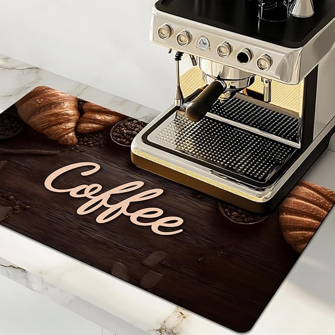 Dish Drying Mat Large Coffee Mat Absorbent Drying Mat by GIVEYOUTHEBEST