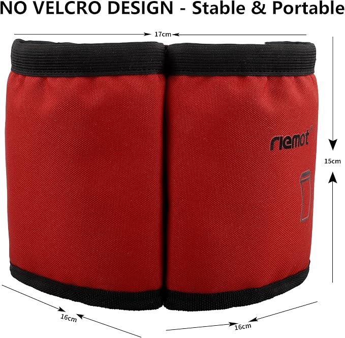 riemot Luggage Travel Cup Holder Free Hand Drink Carrier - Image 4