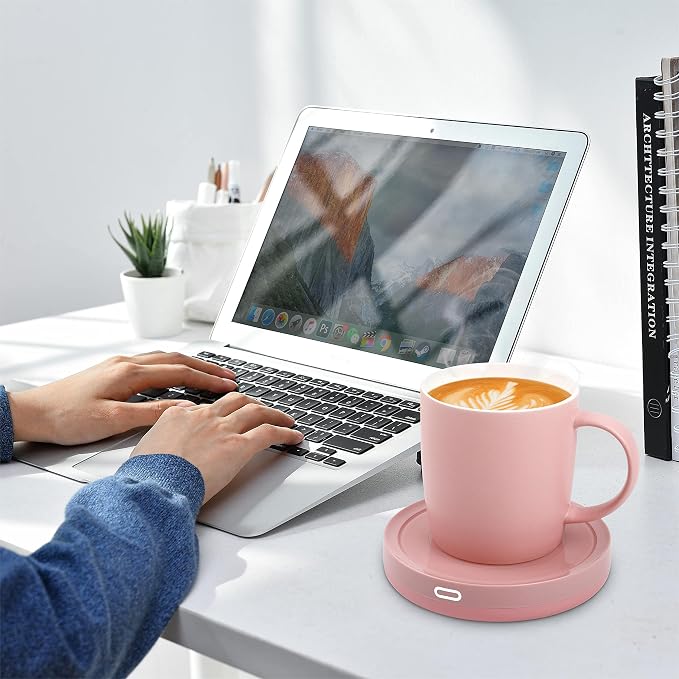 BESTINNKITS Smart Coffee Set Auto On/Off Gravity-induction Mug Office Desk Use - Image 6