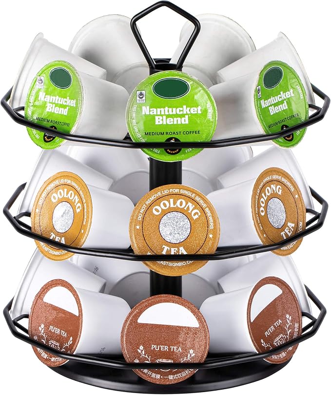 FlagShip K cup Holder Carousel 3 Tier by FlagShip