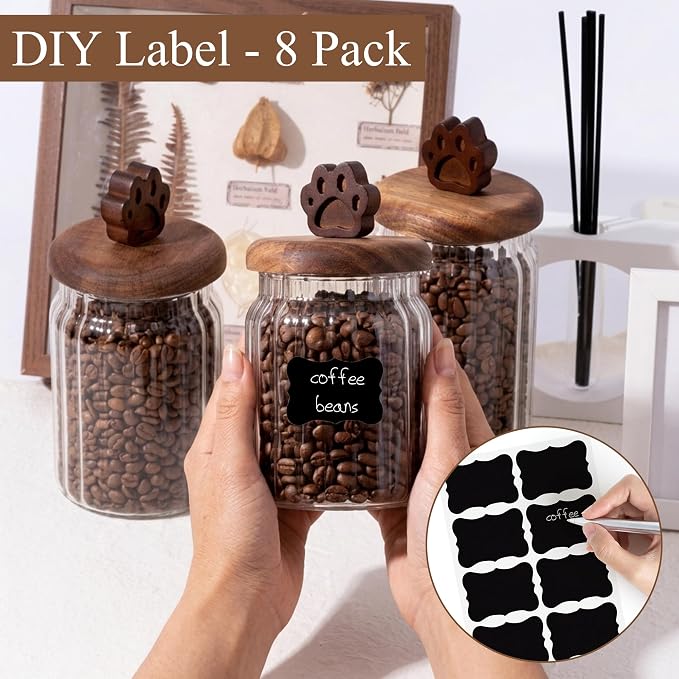 Glass Coffee Canister Set - Image 4