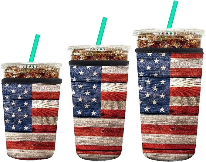3 Pack Reusable Neoprene Insulator Sleeve by Unknown