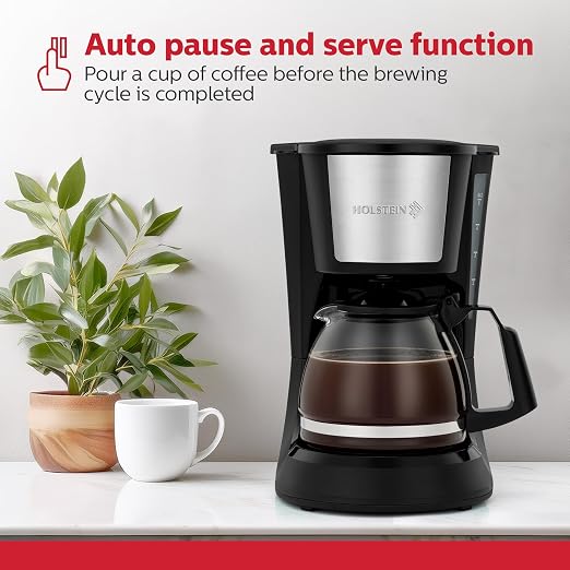 Holstein Housewares 5 Cup Drip Coffee Maker – Compact and User-Friendly - Image 4