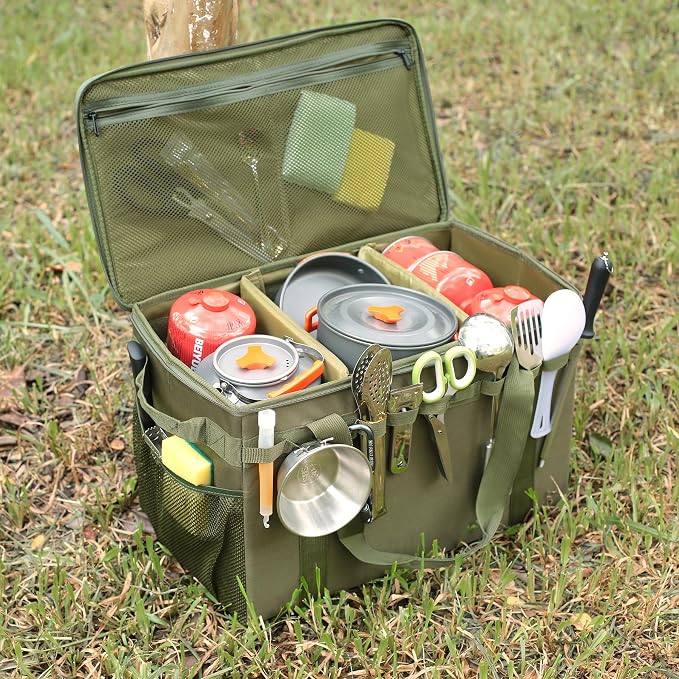 Tactical Camping Storage Bag - 46L Utility Tote Bag Trunk Organizer - Image 3