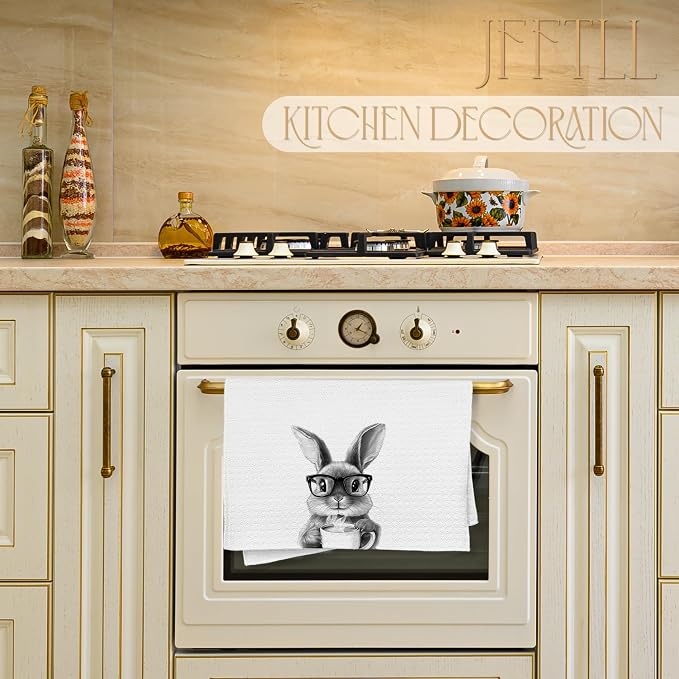 Funny Bunny Kitchen Dish Towels, Gifts - Image 3