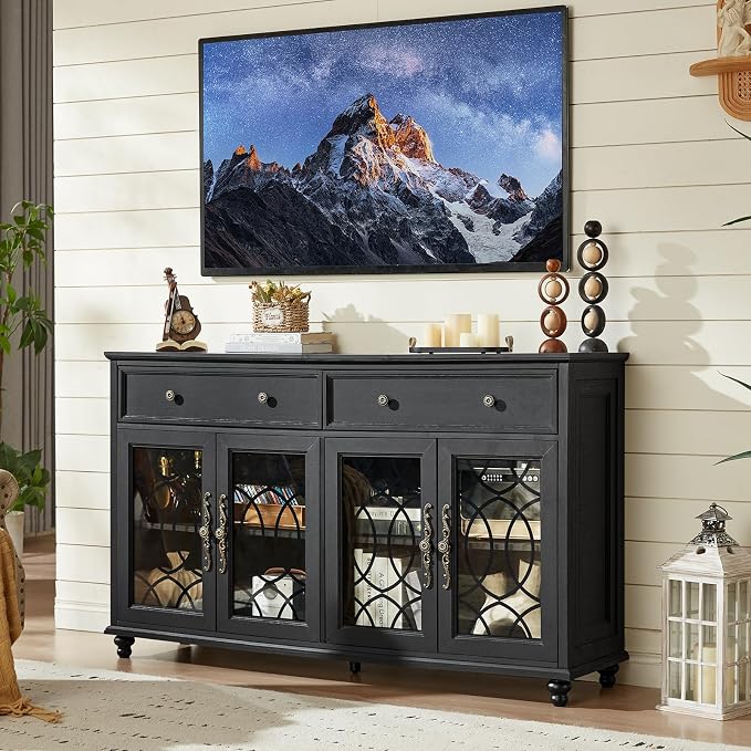 Joaxswe Large Sideboard Buffet Cabinet - Image 7