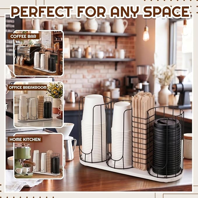 Geelin 18oz Adjustable Coffee Cup Dispenser - Image 3