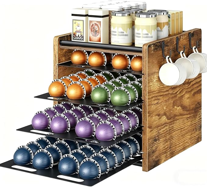 YATINEY Coffee Pod Drawer Holder, 4 Tier Holder by Yatiney