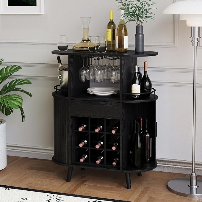Wine Bar Storage Cabinet, Coffee bar Cabinet - Image 5