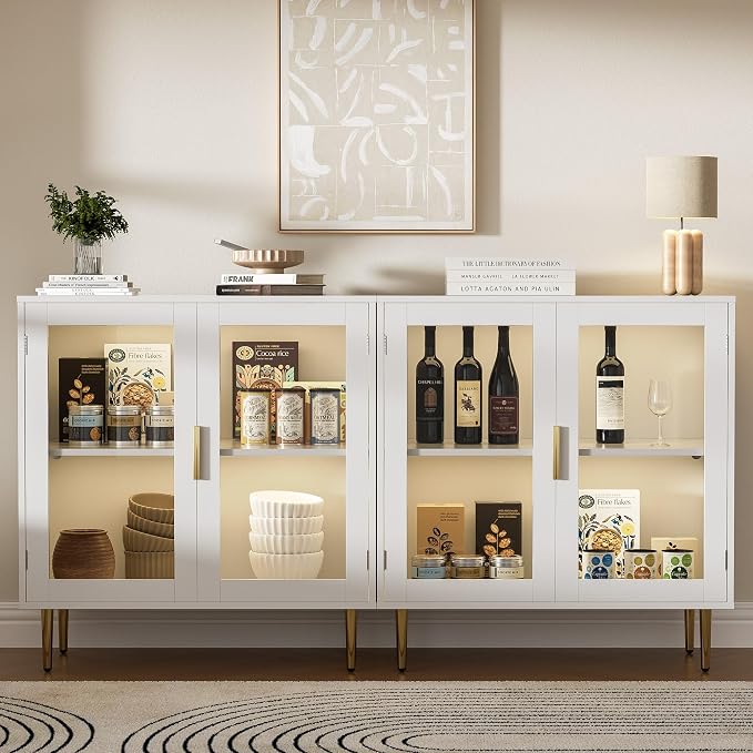 Housoul Sideboard Buffet Cabinet - Image 7