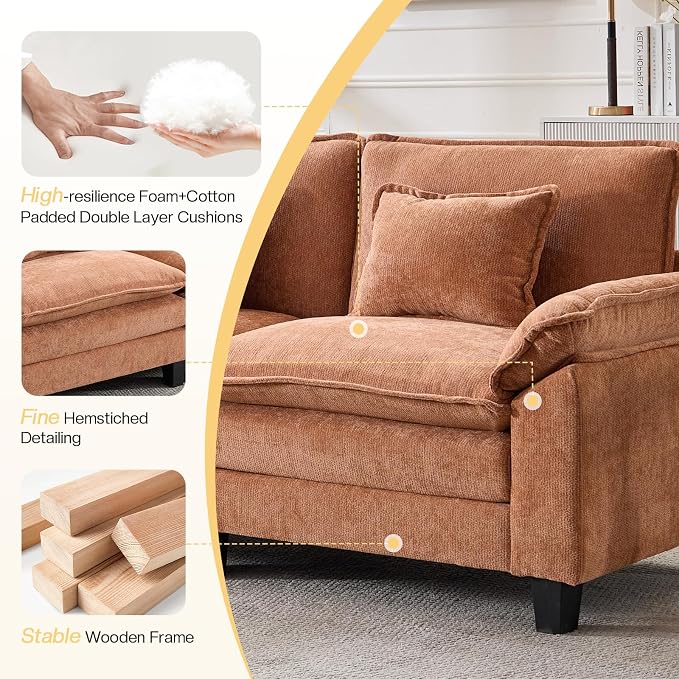Modular Sectional Sofa, Cloud Couch - Image 3