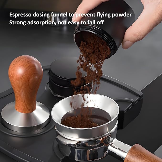 Espresso Dosing Funnel and Puck Screen Set, Coffee Dosing Ring Aluminum - Image 5
