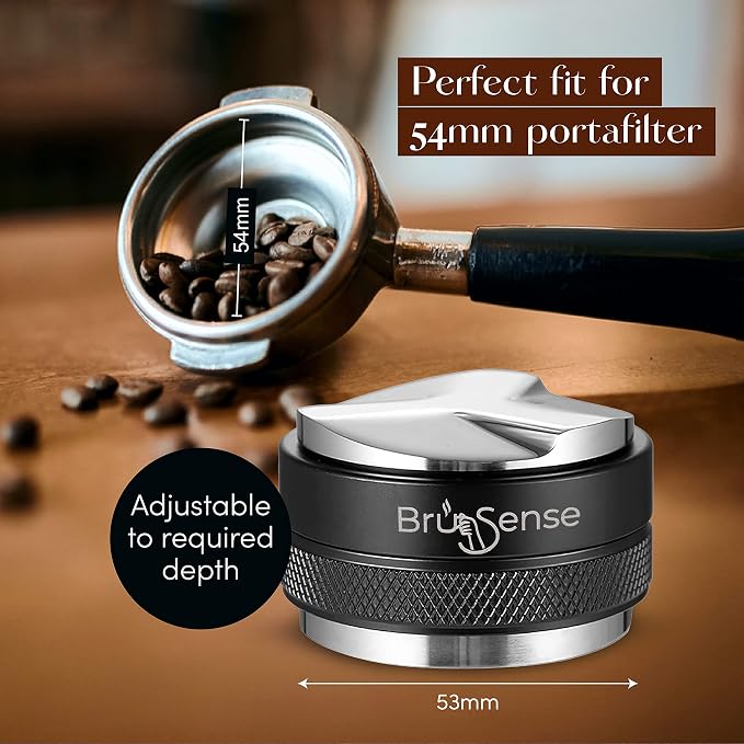 53mm Espresso Tamper & Distributor | Accessories Include Own Tamp Mat - Image 3
