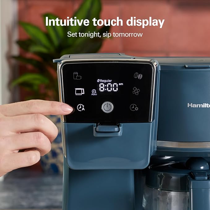 Hamilton Beach 2-Way 12 Cup Programmable Drip Hot and Iced Coffee Maker & - Image 8