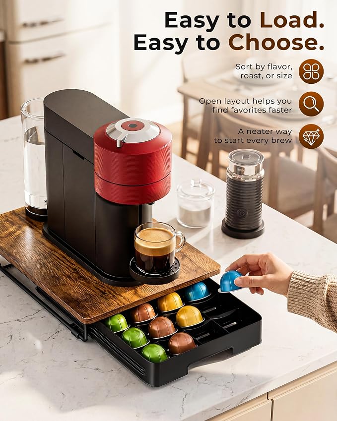 EVERIE Coffee Pod Drawer Compatible - Image 8