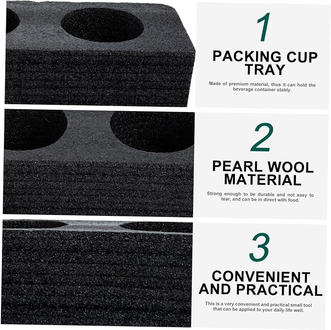 2pcs Outdoor Cup Trays Portable Beverage Packing Holders Safe Takeout Cup - Image 9