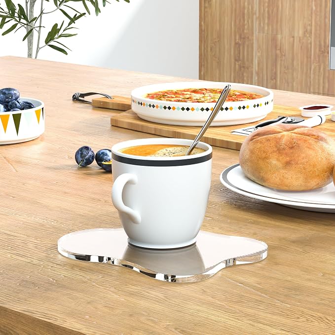 Acrylic 5Pcs/Set Coaster for Desk - Image 5