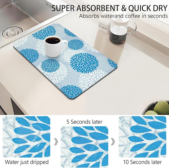 Dish Drying Mat, Dish Mat Drying Kitchen Mat - Image 3