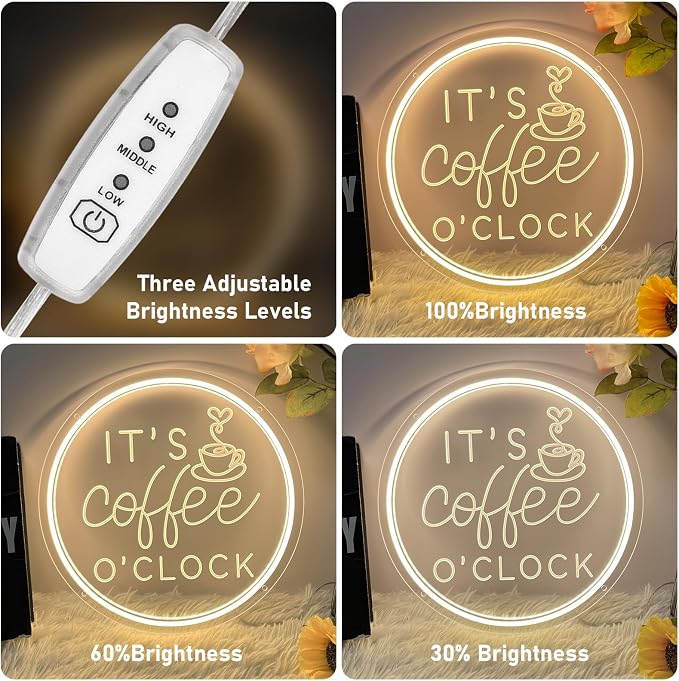 Coffee Neon Sign for Coffee Bar for Wall Decor Beer Bar Shop Club Restaurant - Image 9