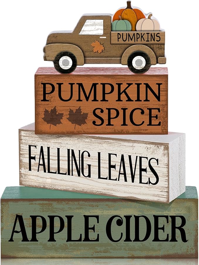 Lineshading 4 Pcs Fall Table Decoration by Lineshading