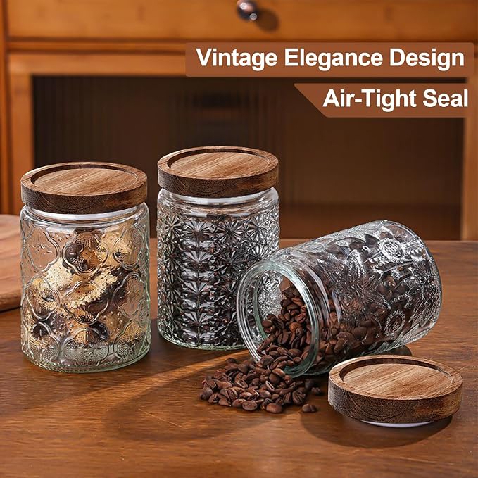 2-Pack 24 OZ Vintage Glass Jar - Image 5