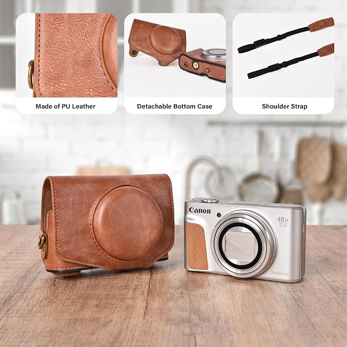 kinokoo Case for Canon PowerShot SX720 HS/SX730 HS/SX740 HS Digital Camera - Image 4