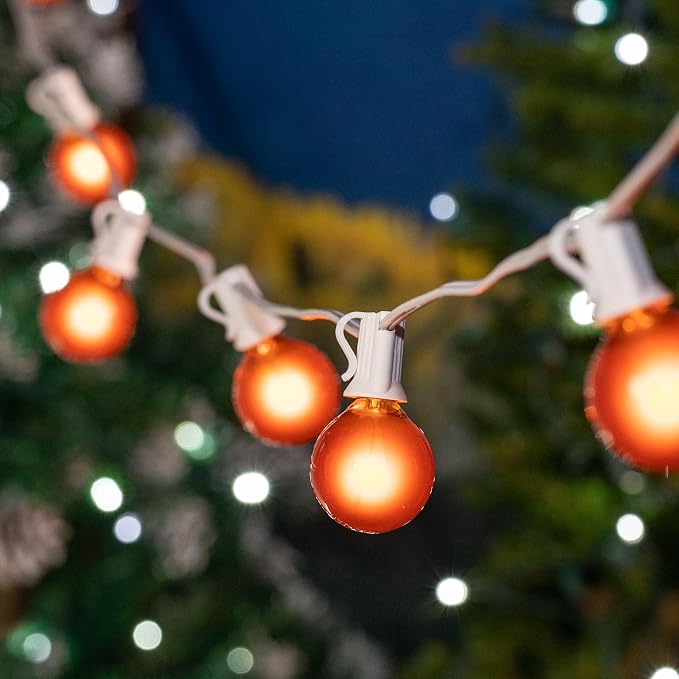 100 Foot G40 Outdoor Patio String Lights - Image 6