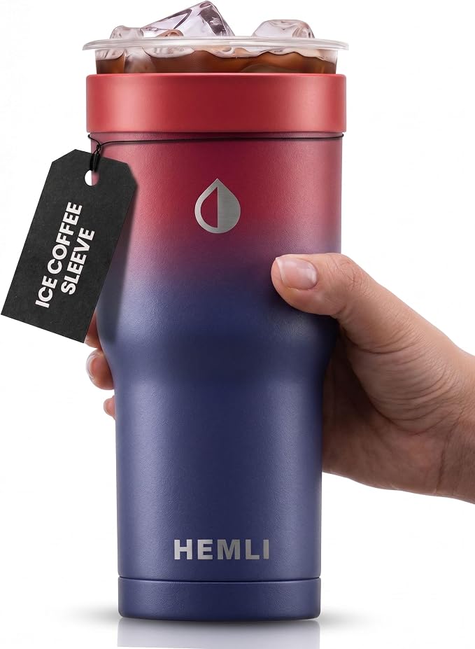 Universal Ice Coffee Sleeve Insulator by Hemli