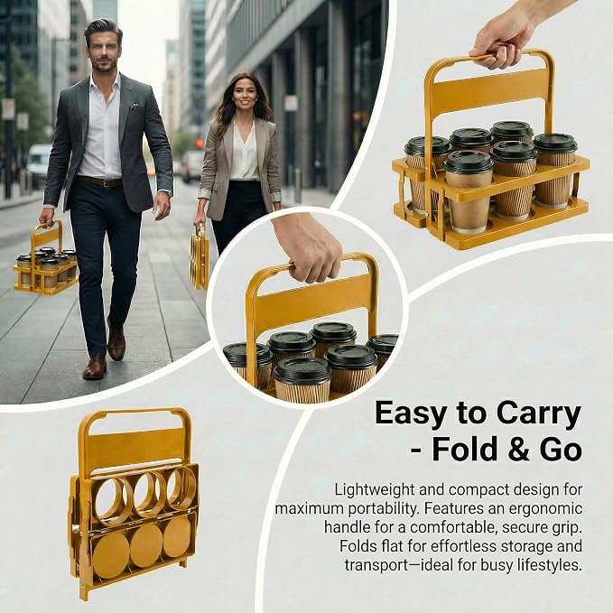6 Cup Drink Carrier for Delivery - Image 3