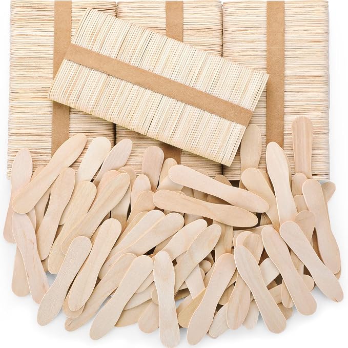 Skylety 4000 Pcs Wooden Ice Cream Spoon Bulk Mini Disposable Tasting Spoons Set by Skylety