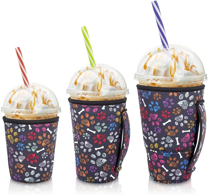 Iced Coffee Sleeve Insulator Sleeves by AJLTPA