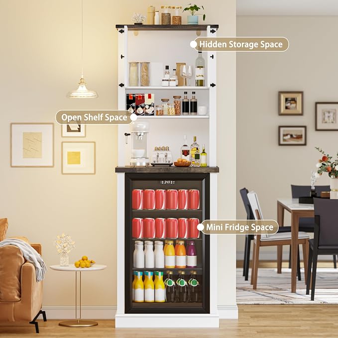 73'' Tall Mini Fridge Cabinet - Image 3