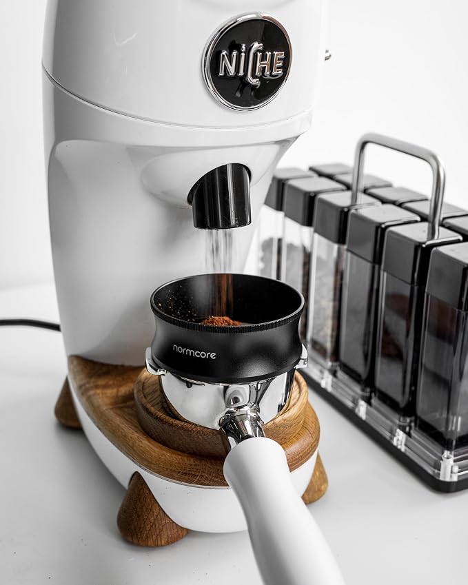 Normcore 58mm Magnetic Dosing Funnel V2, Espresso Coffee Dosing Ring, 28mm - Image 2